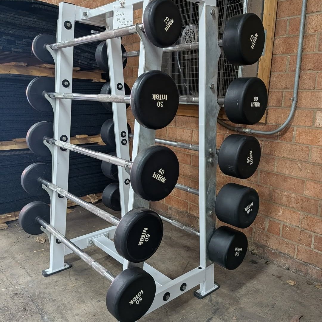 Intek straight bar set with rack