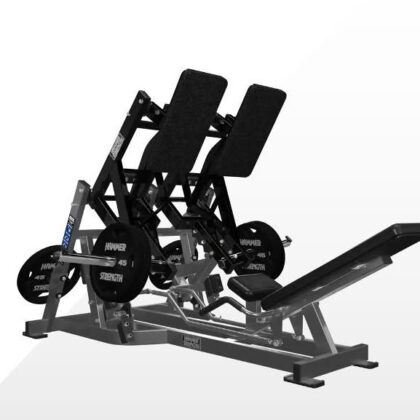 Hammer strength plate loaded super squat press