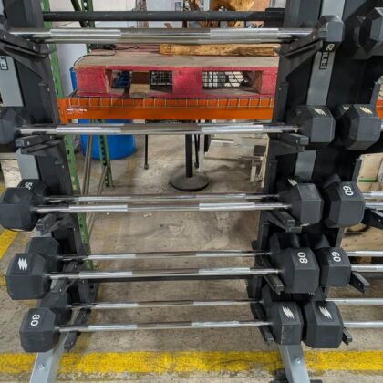 Torque straight barbell set plus rack
