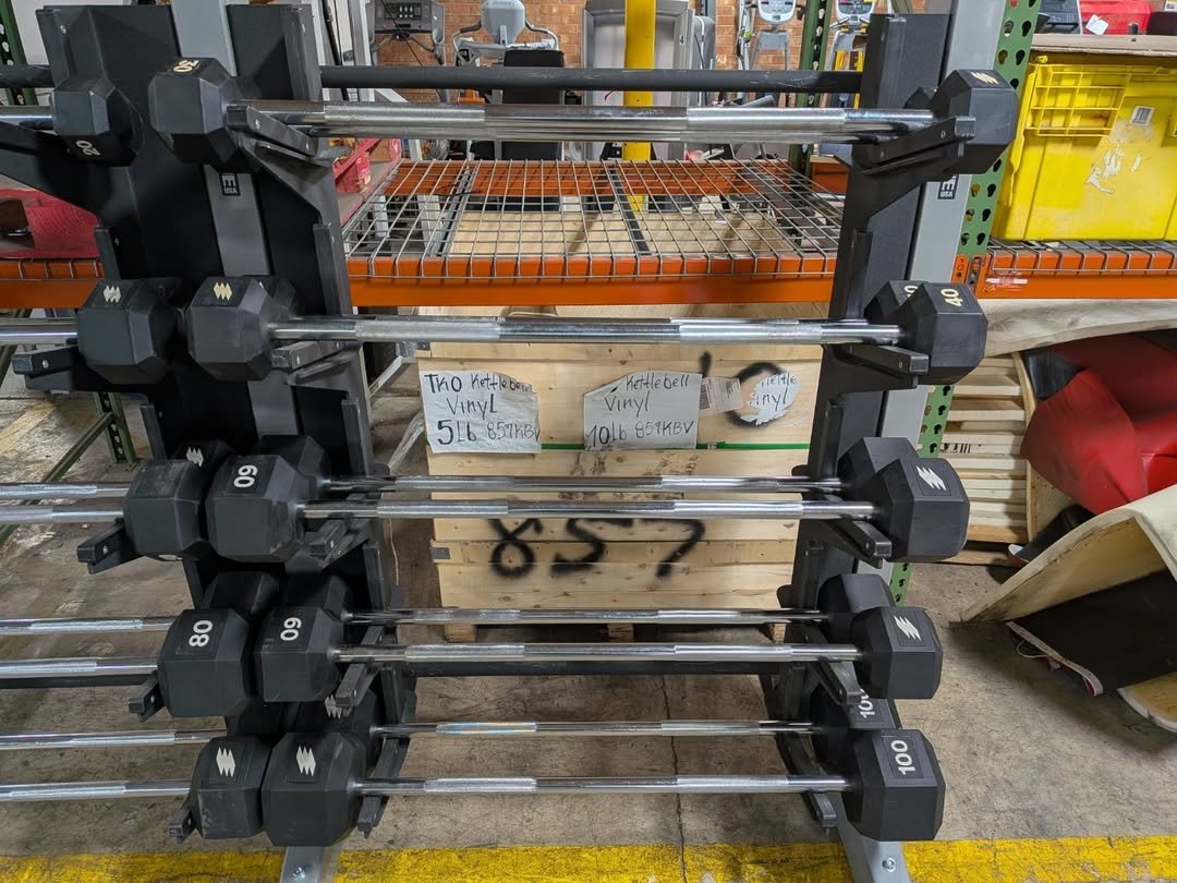 Torque straight barbell set plus rack - Image 2