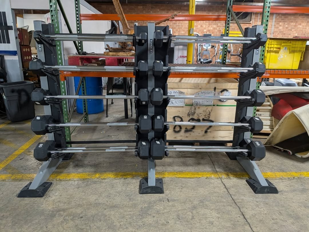 Torque straight barbell set plus rack - Image 3