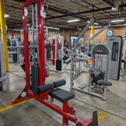 Strength lat pulldown/low row combo