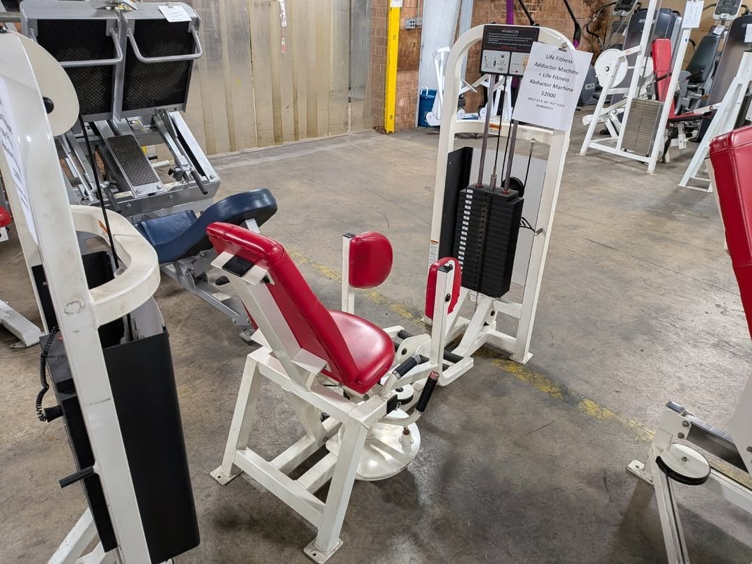Life Fitness abductor machine