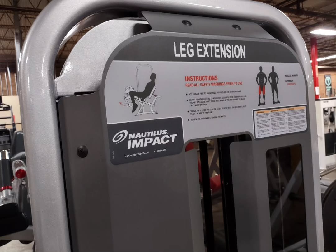 Nautilus impact leg curl +leg extension - Image 2
