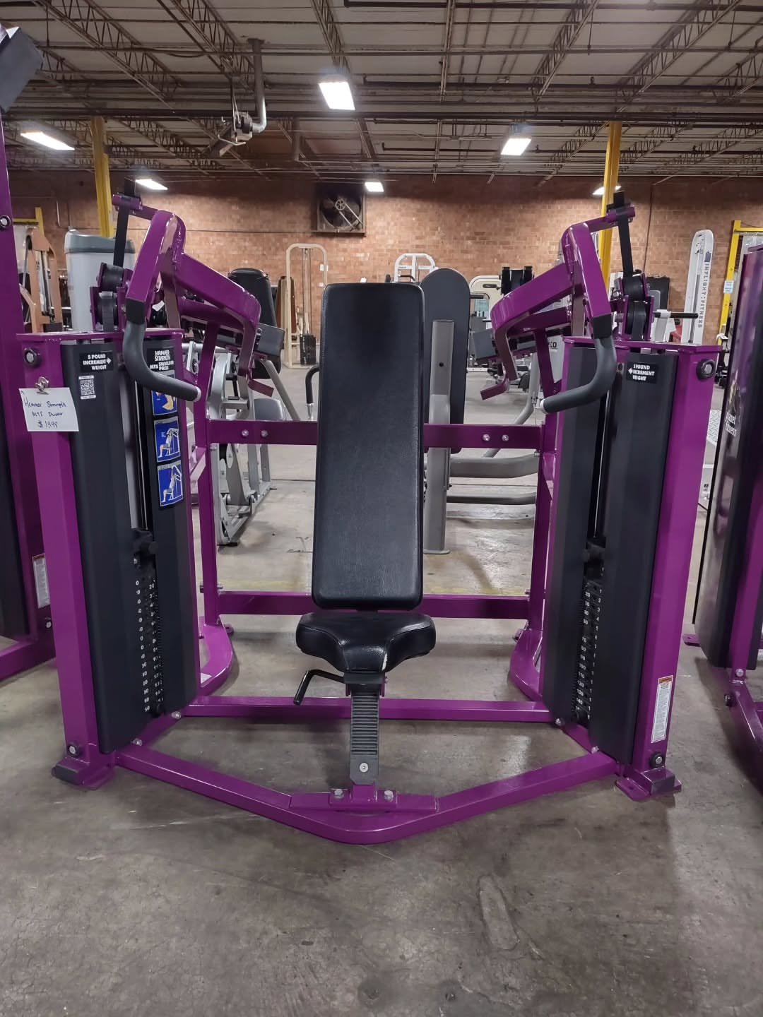 Hammer strength MTS shoulder press