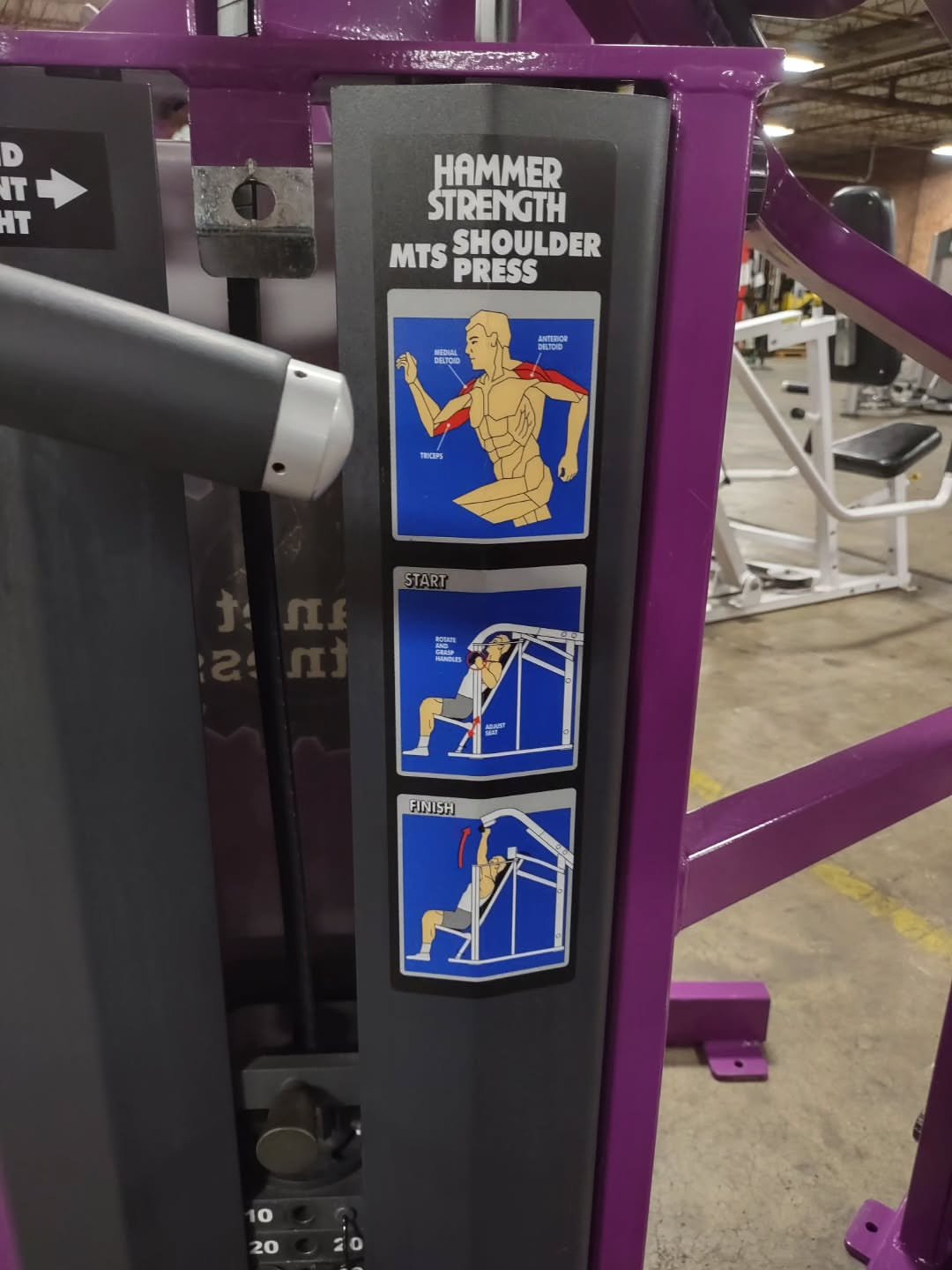 Hammer strength MTS shoulder press - Image 2