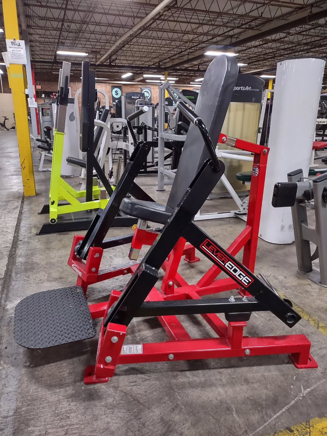 Legend Fitness vertical wide chest press