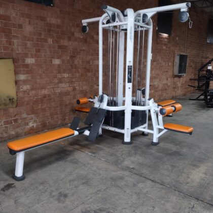 Life Fitness 4-Stack Multi-Station – Commercial-Grade Cable Strength Training System